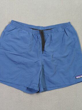 Patagonia Shorts Men's L Blue Baggies 5" Mesh Liner Outdoor Hiking Camping